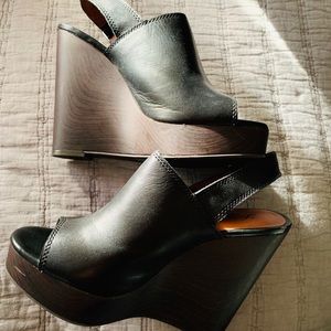 Lucky Brand Leather Mules